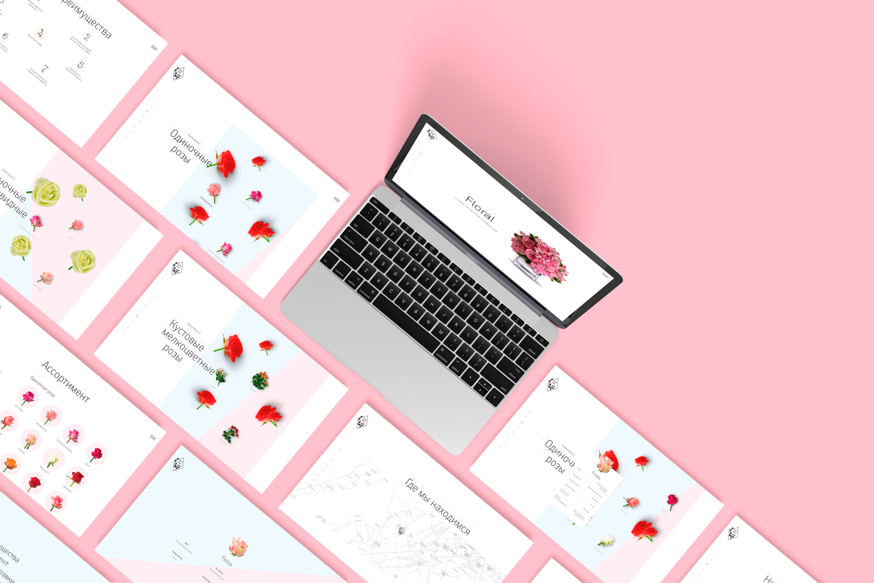 Шаблоны страниц Floral